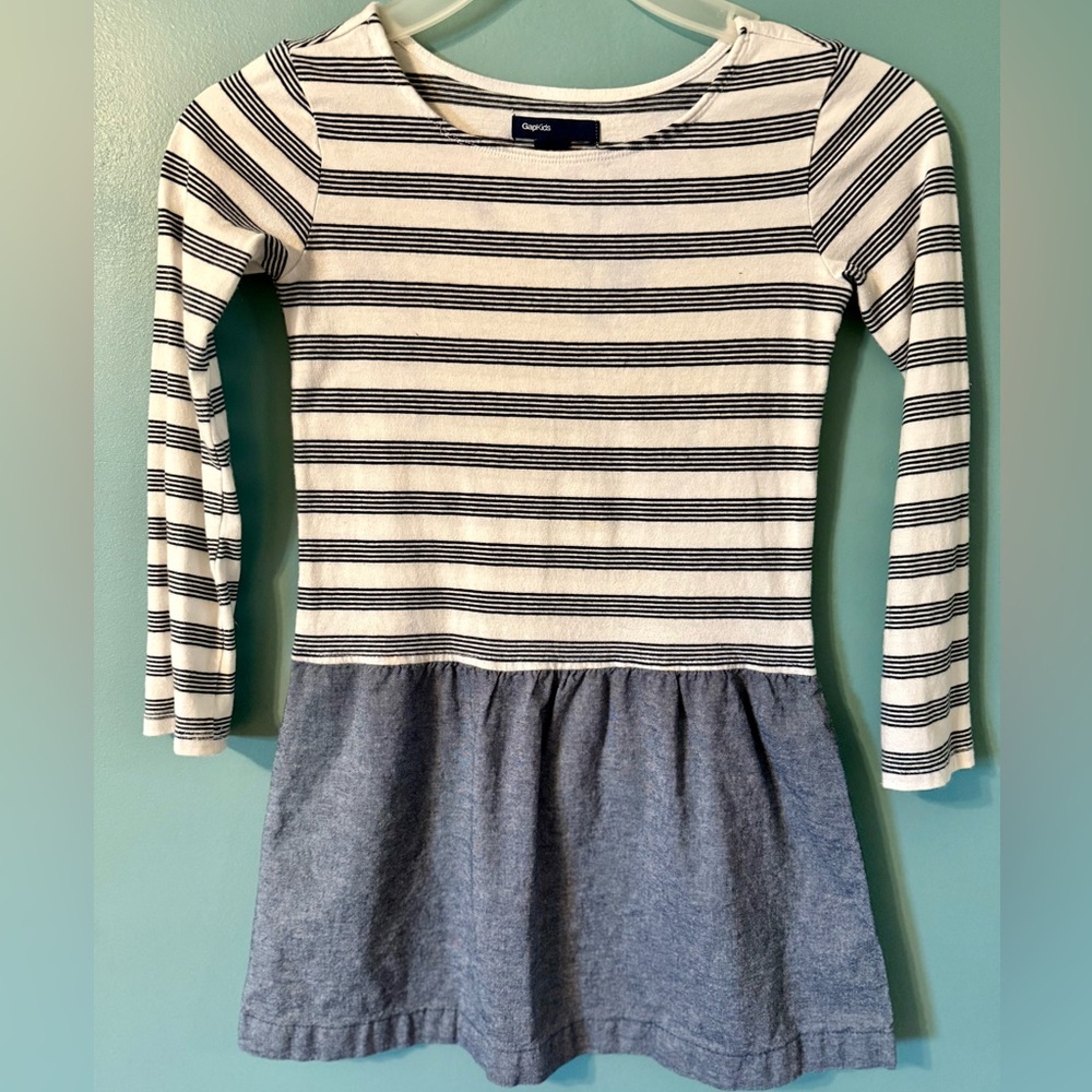 GAP Blue and White Dress